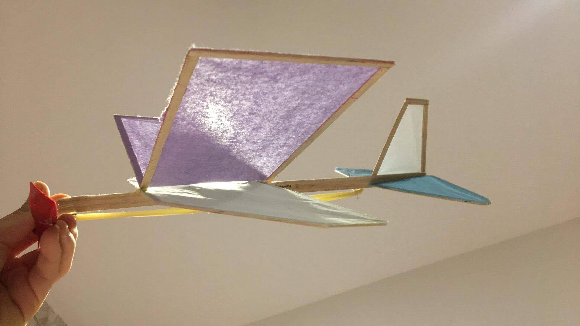 Handmade balsawood glider